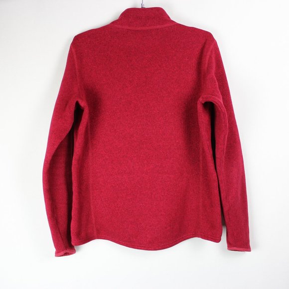 Eddie Bauer Red Toggle-button Collar Sweater - Picture 3 of 15